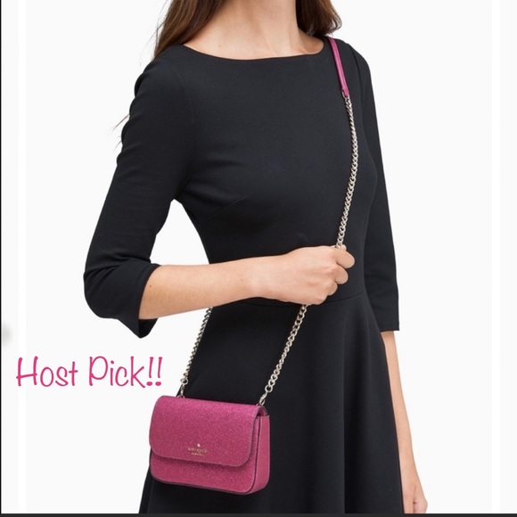 kate spade Handbags - kate spade Lola Glitter Convertible Purse; HP